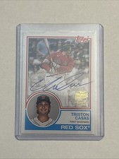 2024 Topps Archives - 1983 Fan Favorite Autographs Triston Casas #83FF-TC (AU)