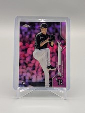 2020 Topps Chrome Update Pink Refractor #U-29 Phillip Diehl RC Rockies