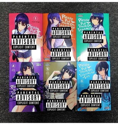 Please Put Them On, Takamine san Manga Comic Vol 1 - Vol 6 Full Set English Ver