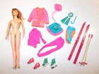Barbie:  VINTAGE Complete LIVING BARBIE ACTION ACCENTS Giftset Sears Exclusive!