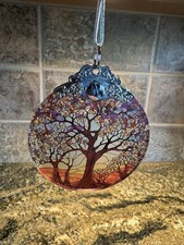 Tree of Life Stained Glass Tree/Window Ornament - Tree of Life Suncatcher