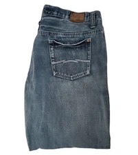 Men's Fly Paper Low Rise Boot Cut Denim Jeans 38x30 J03402