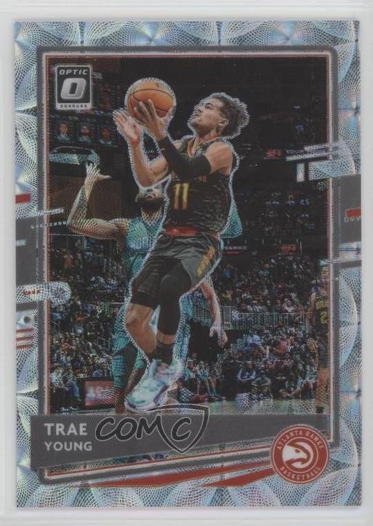 2020-21 Panini Donruss Optic Premium Box Set Prizm 104/249 Trae Young #2 0q60