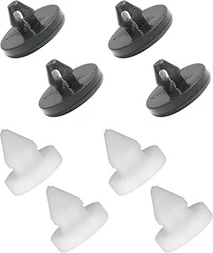 8PCS Brake Light Switch Stopper, Automotive Clutch Pedal Stopper & Rubber Brake