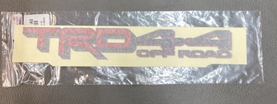 Tundra 2023-2024 TRD 4X4 Off-Road Decal Black Red 759960C100A0