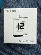TELESIN Enduro Battery for GoPro 12 11 10 9, Long Lasting Large Capacity New