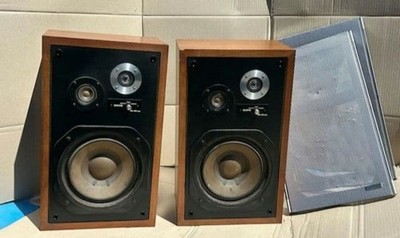 Diatone DS-251 MKII 3-Way Bookshelf Speakers Pair Mitsubishi Vintage