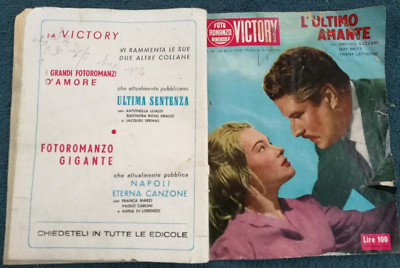 VICTORY FOTOROMANZO 56 1956 L'ULTIMO AMANTE AMEDEO NAZZARI MAY BRITT MATTOLI