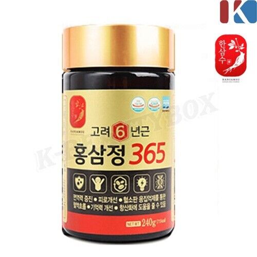 KOREAN RED GINSENG 6 Years root Extract 240g(8.46 oz) 1 bottle Saponin Panax - Afbeelding 1 van 9