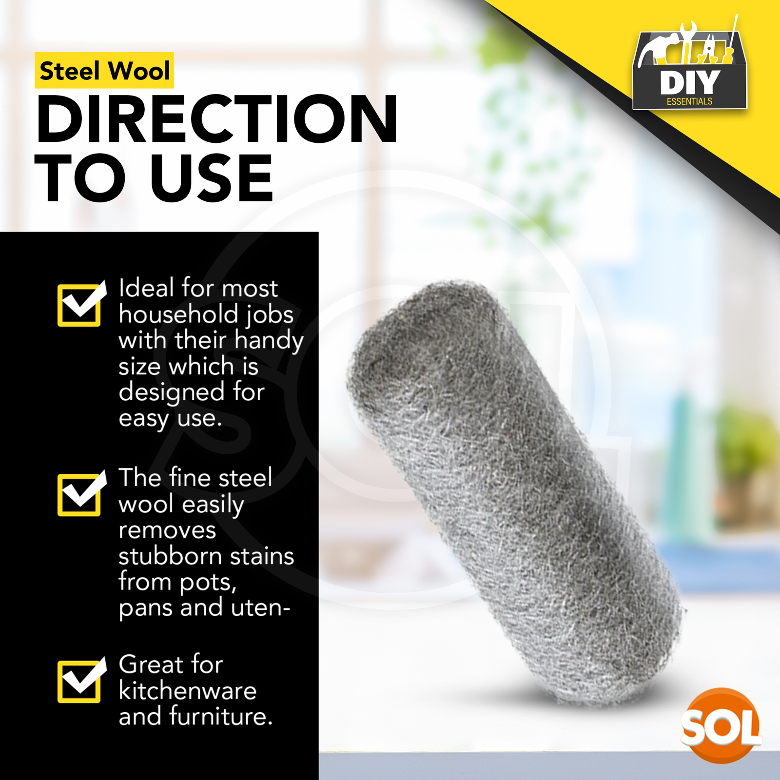 24 Steel Wire Wool Pads Top Quality Grade 0000 Super Ultra Fine For