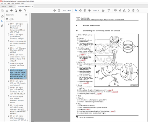 Audi A6 (C5-4B) PDF Workshop Service & Repair Manual 1997-2005 - Picture 4 of 5
