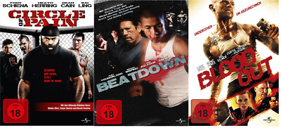 Circle of Pain + Beatdown + Blood Out (Kampfsport / Action) - 3 DVD Set - FSK 18