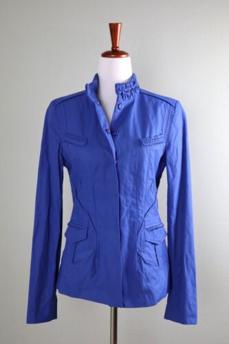 Elie Tahari neu mit Etikett $ 448 Crinkle Lara Süßwasser gefütterte Jacke Oberteil Größe Small