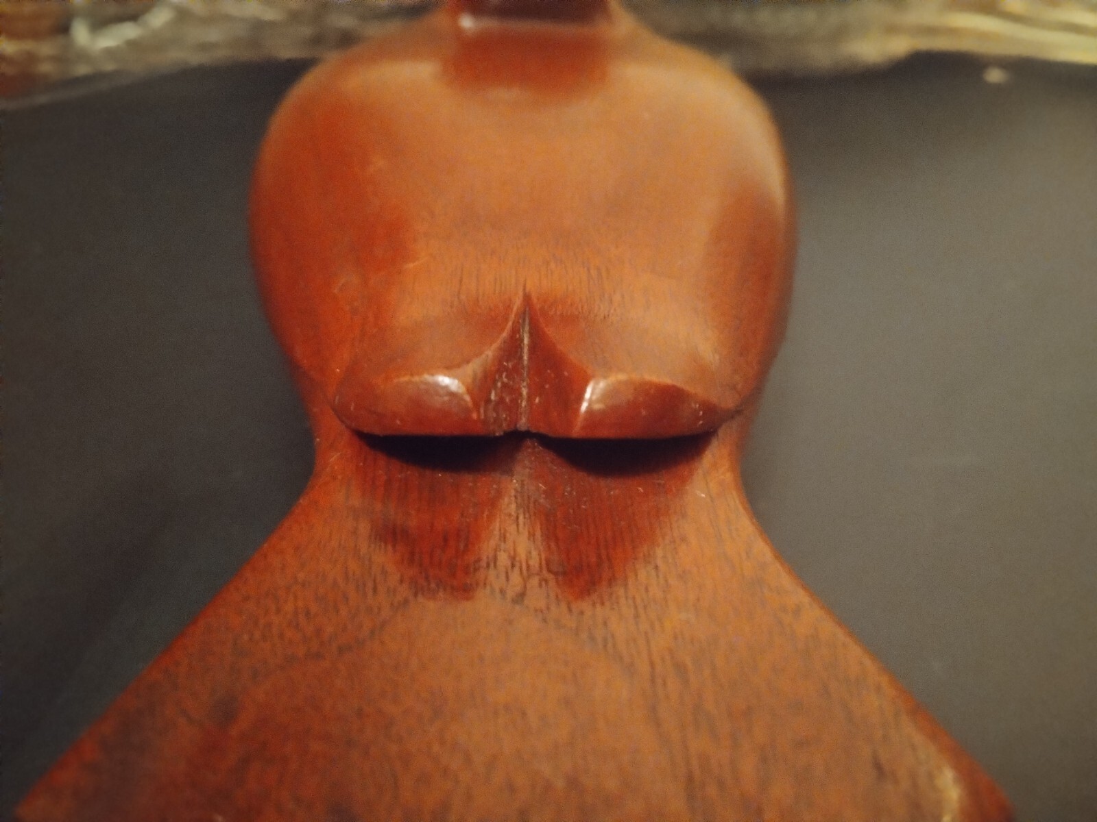 Hand Carved Solid Wooden Redhead Duck Decoy Glass Eyes Signed Dated