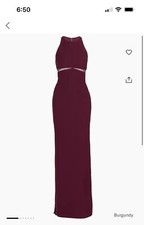 Vera Wang Aurore Gown Burgundy 6