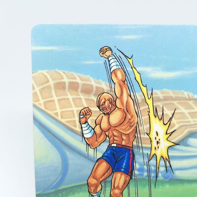 70 Sagat Tiger Uppercut Street Fighter II fighter card barcode