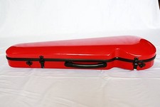 Full Size High-tech Carbon-Like Combo Violin Case 4/4-Red, New Design