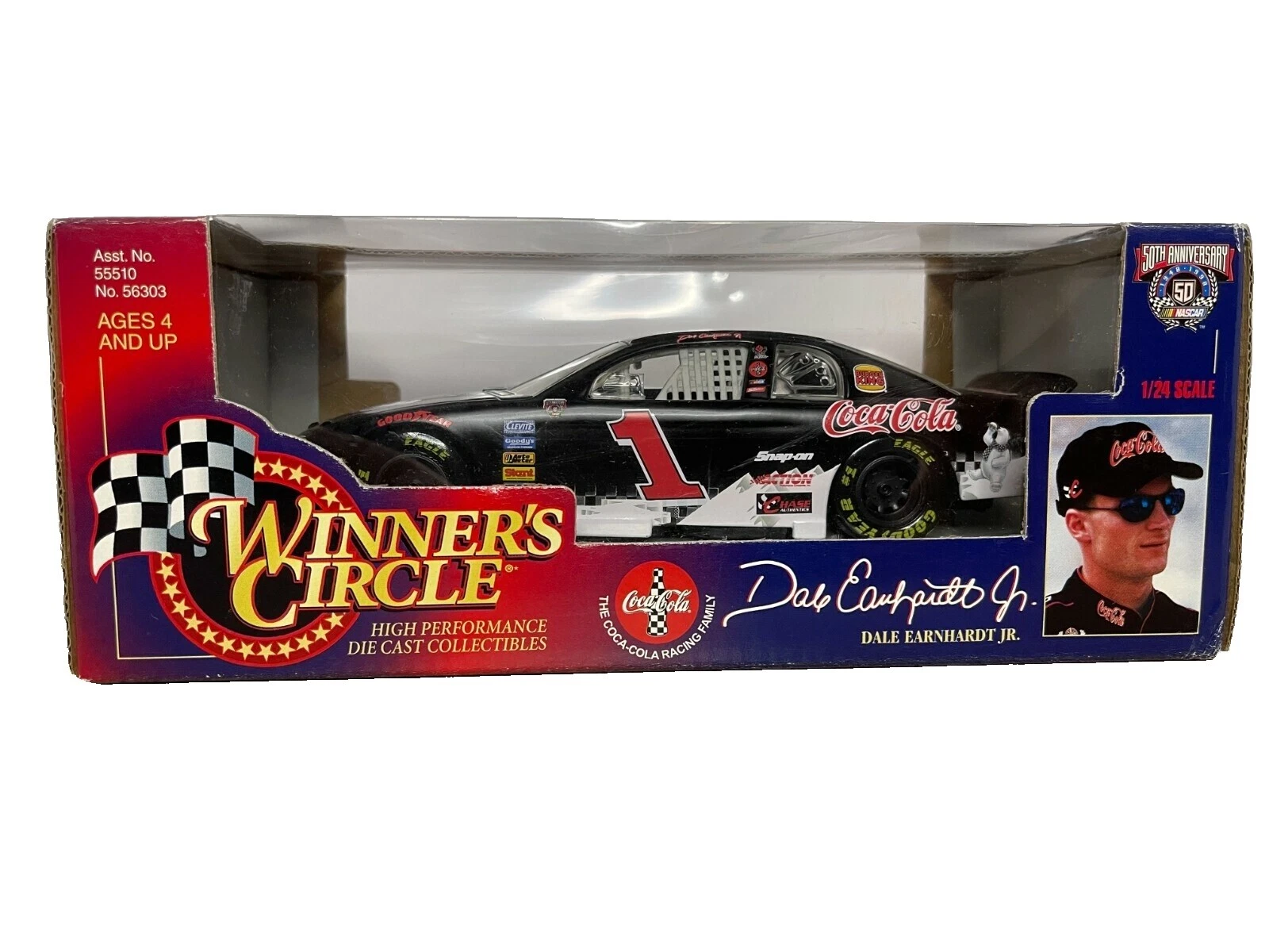 Dale Earnhardt Jr Negro 1:24 autos de carrera diecast