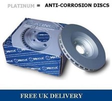 FOR VAUXHALL ASTRA H 150 Bhp 1.9 CDTi SRi FRONT BRAKE PLATINUM DISCS PAIR 308mm