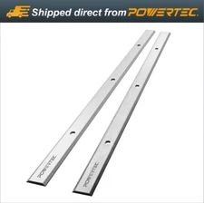 POWERTEC 12 inch HSS Planer Knives for Central Machinery 95082-Set of 2 (128042)