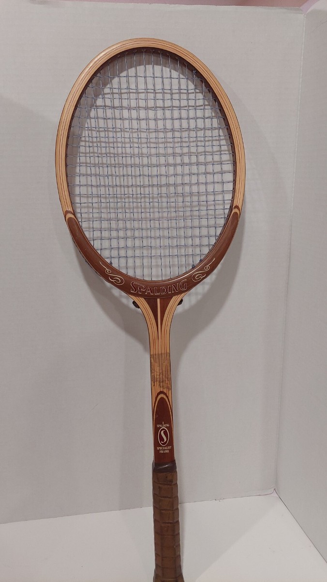 VINTAGE A.G. SPALDING OLYMPIC WOODEN TENNIS RACQUET. ANTIQUE / DISPLAY | eBay
