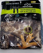 Realtree M youth Camo Base LayerThermal Top and bottom set