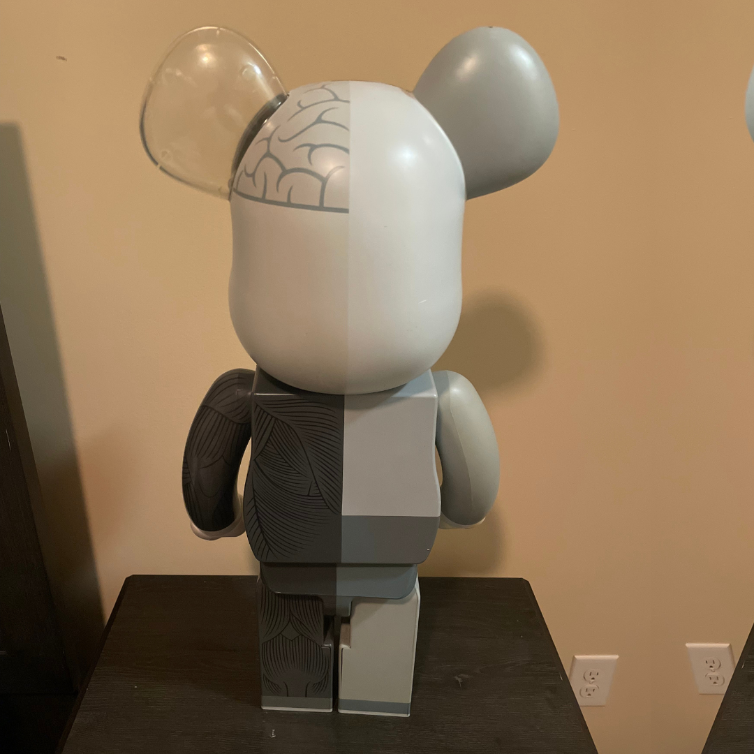 KAWS BE@RBRICK Dissected 1000% グレー 約70cm MEDICOM TOY BEARBRICK x KAWS x DISSECTED x GREY 1000% (Authentic