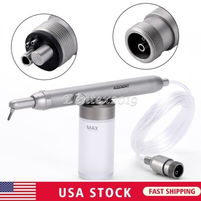 Dental Aluminum Oxide Micro blaster Air Abrasion Microetcher Sandblaster 4/2Hole