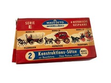 Magneto Modellbau Konstruktionssatz Serie E 50er Retro Pferdegespanne W.-Germany