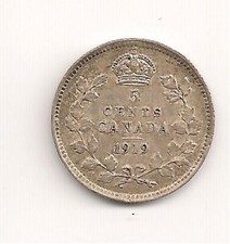 1919 Year Canadian Five Cents 1858-1921 for sale | eBay