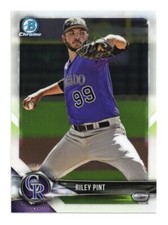  2018 Bowman Chrome Prospects Riley Pint