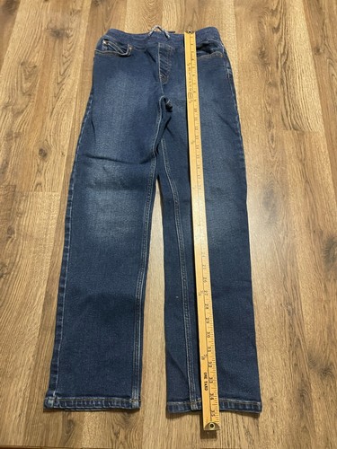 Lands' End Jeans, Boy's Size Medium, Blue, Denim, Straight Leg, Pockets - Picture 6 of 11
