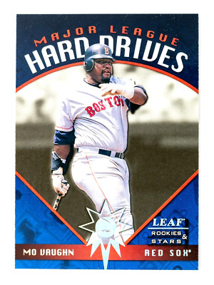 Mo Vaughn #12 (1998 Leaf Rookies & Stars) Major League Hard Drives, 786/2500