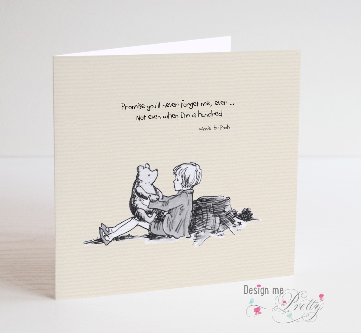 WINNIE THE POOH Promise you'll never forget Friend Colleague