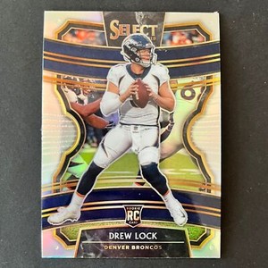 2019 Panini Select Concourse Silver Rookie #21 Drew Lock Denver Broncos