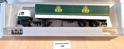 Herpa MAN F90 JEVER Brauerei Edition 1994 Original Packaging 1:87 Tarpaulin