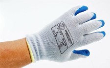 06-019-2X Armor Guys Dipped Glove 10g Gray Cotton/Polyester Crinkle Palm 2XL
