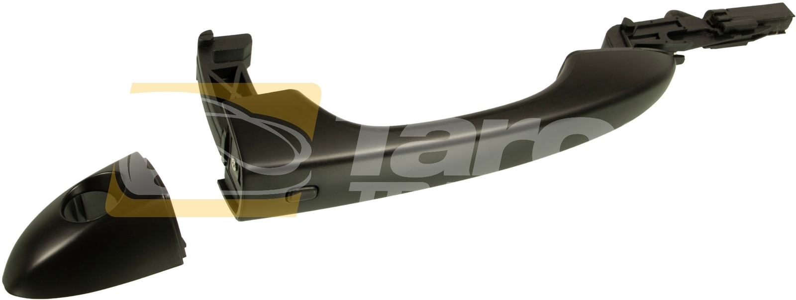 Poignée de porte extérieure gauche pour Jeep Cherokee KL 2014-2019 noire en ABS