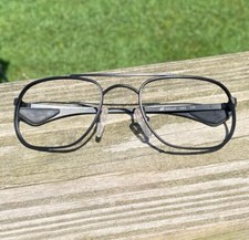 Artcraft black metal aviator style glasses frames 55 22 130