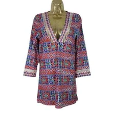 La Blanca Multicolored Cover Up small / extra small