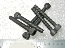 6-32 X 1" SCREW HEX SOCKET HEAD BLACK OXIDE ALLOY STEEL  - 50 pcs