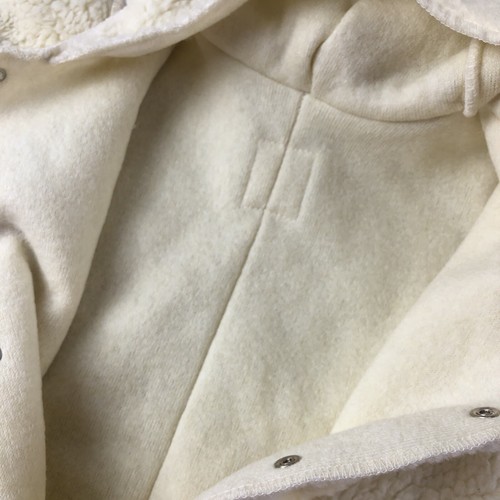 Seeds By Corky & Company Pink Winter One Piece with Cream/White Sheep 0-3 mons - Picture 8 of 10