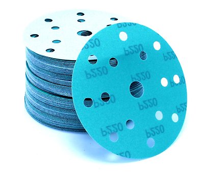 25x Schleifscheiben 150mm P60 - Klettscheiben Ohne Loch Für Schleifarbeiten