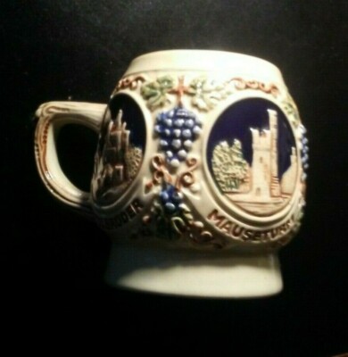 GERZ GERMANY DRACHENFELS RUINE MAUS MAUSETURM FEINDLBRODER MUG!  BB993QXX