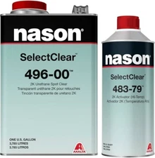 NASON AXALTA 496-00 Clear Coat Kit With 483-79 High Temp Activator 4:1