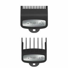 Wahl Premium Clipper Cutting Guides Guards Metal Clip 2pc Set  #1/2 & #1 1/2