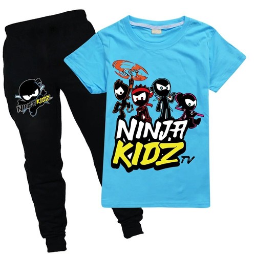 Kids Clothes Game NINJA KIDZ Tops+Pants 2Pcs Set Girl Boys Tracksuits Suit - Picture 37 of 52