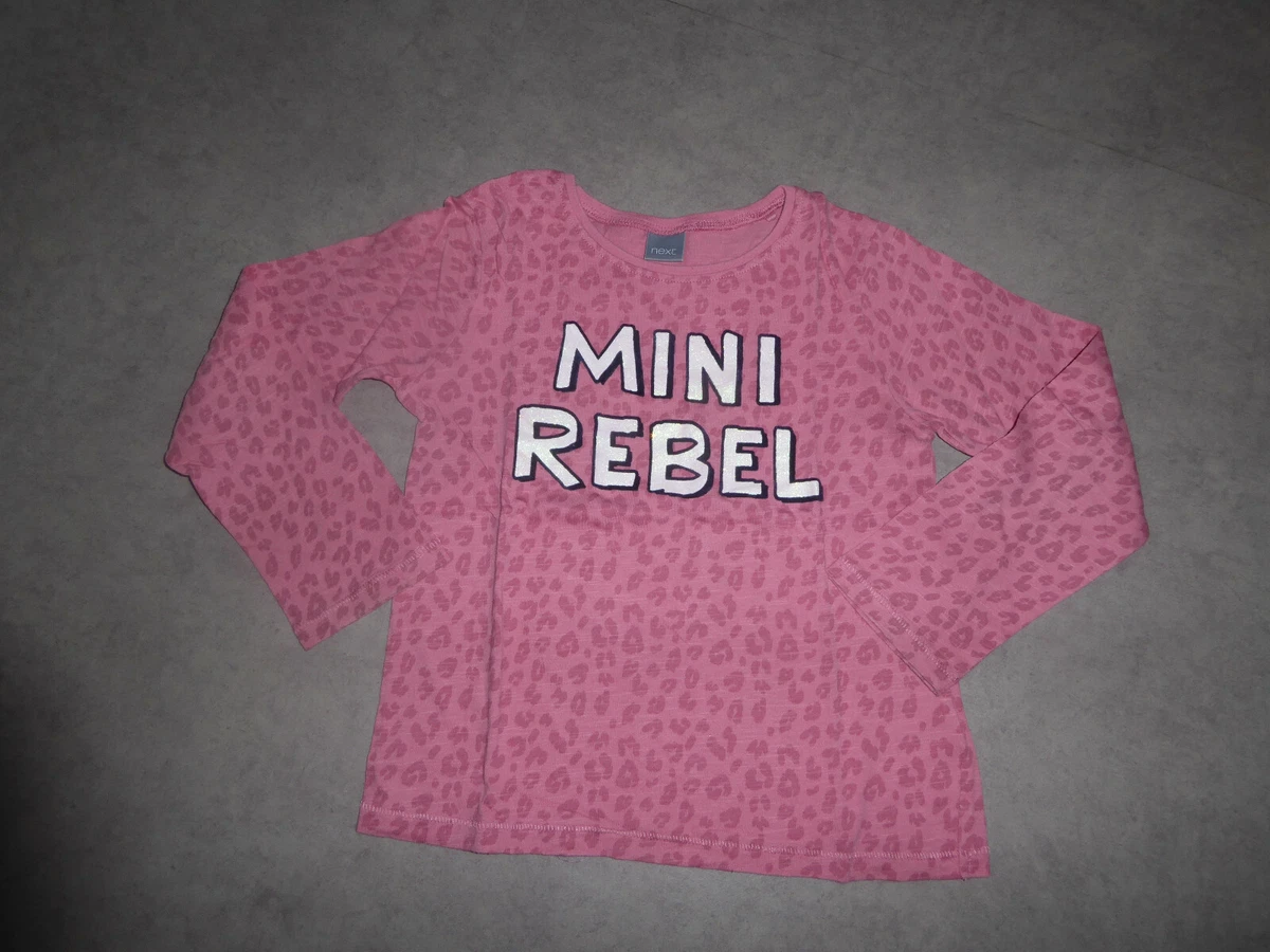 T-shirt Fille NEXT Rose – Coton Mélangé, Taille 2-3 Ans, Manches Courtes