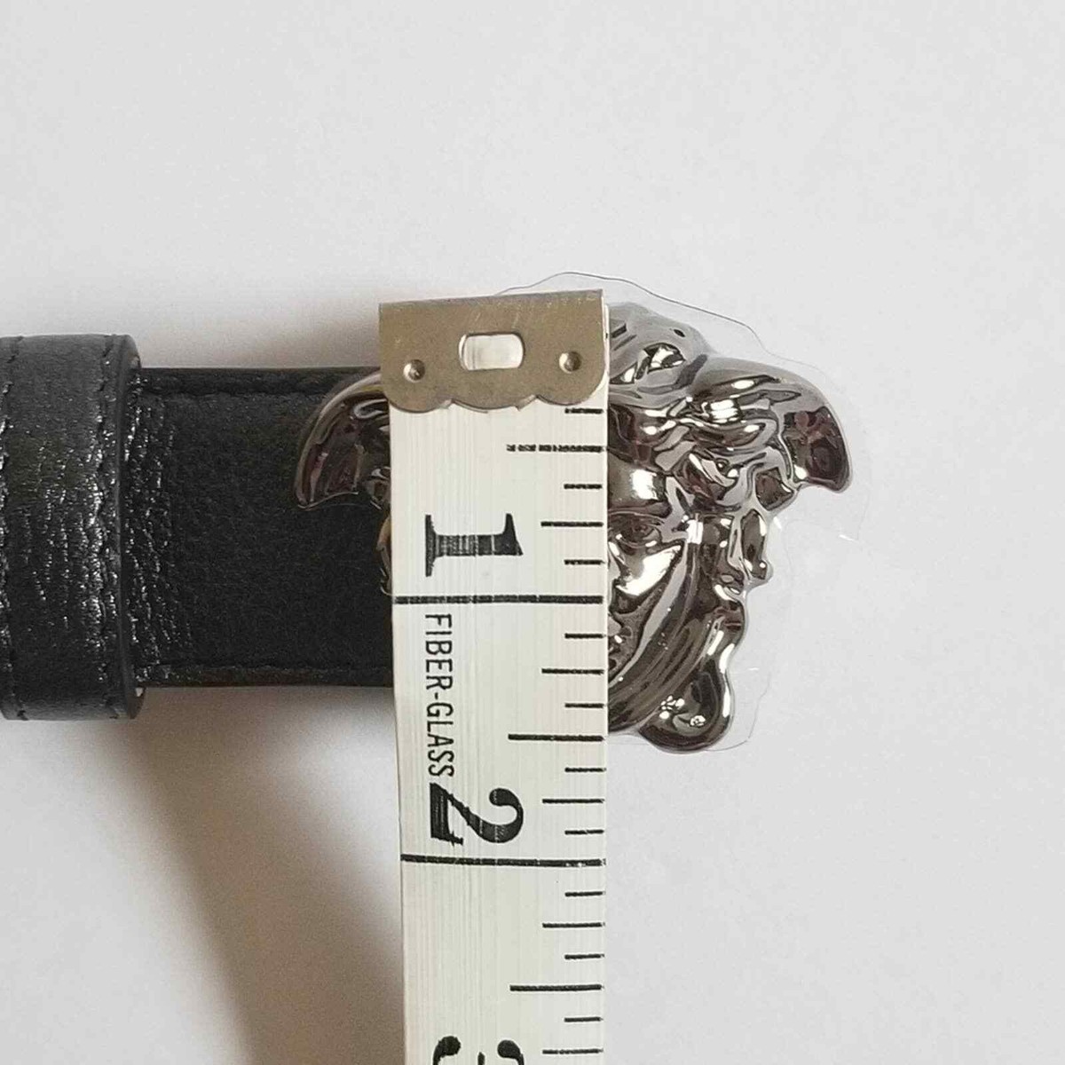Versace La Medusa Leather Belt Black Size 36 | eBay display picture 1