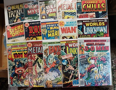 15 Diff Bronze Age Comics Nice Lot Fine Or Better 
